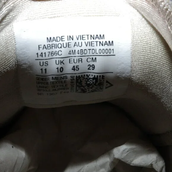 2013 Converse First String Pro Leather Ox Japanese Terry 141766C Mens US 11 - Picture 12 of 12